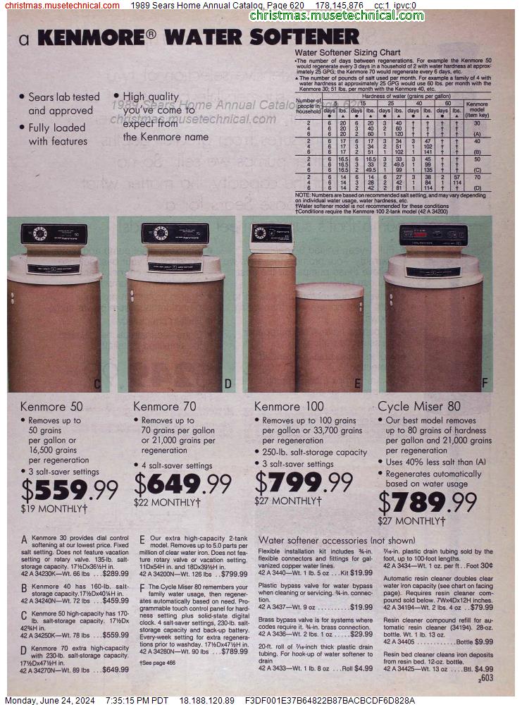 1989 Sears Home Annual Catalog, Page 620
