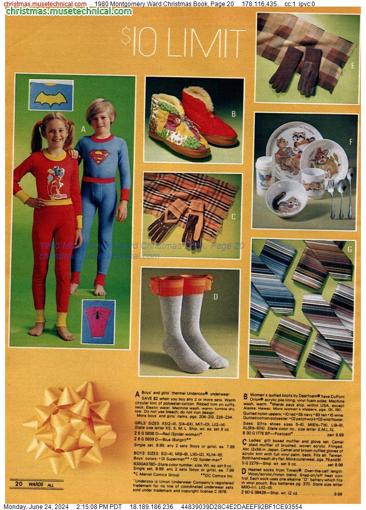 1980 Montgomery Ward Christmas Book, Page 20