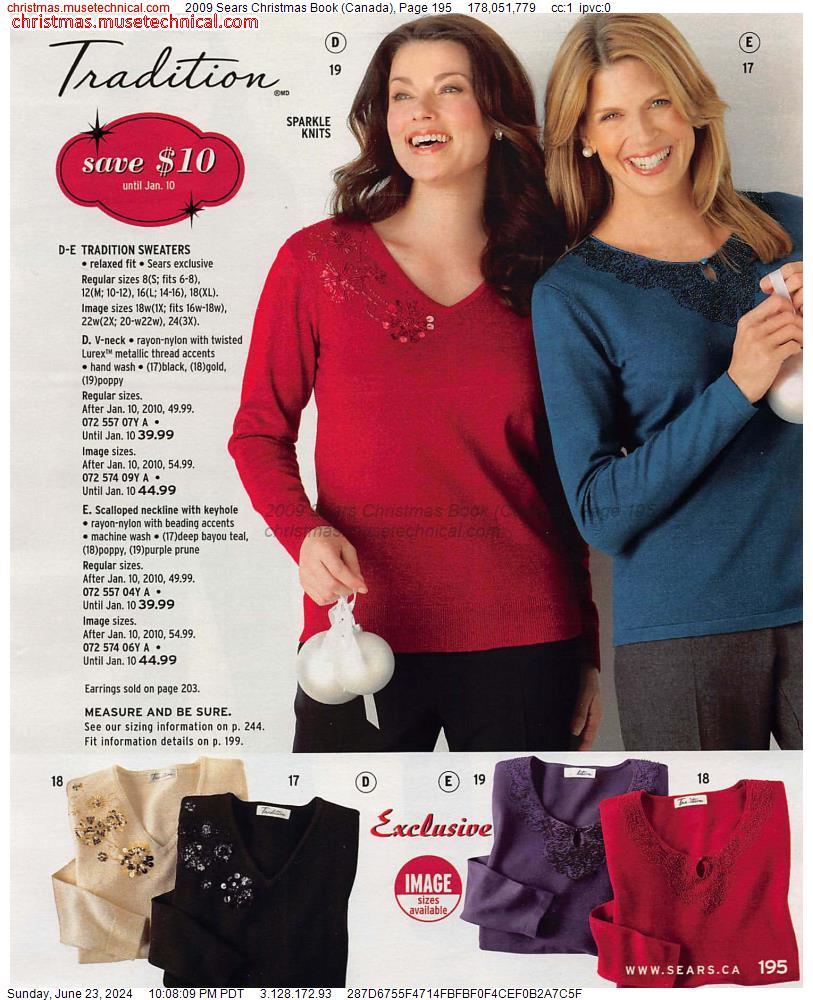 2009 Sears Christmas Book (Canada), Page 195