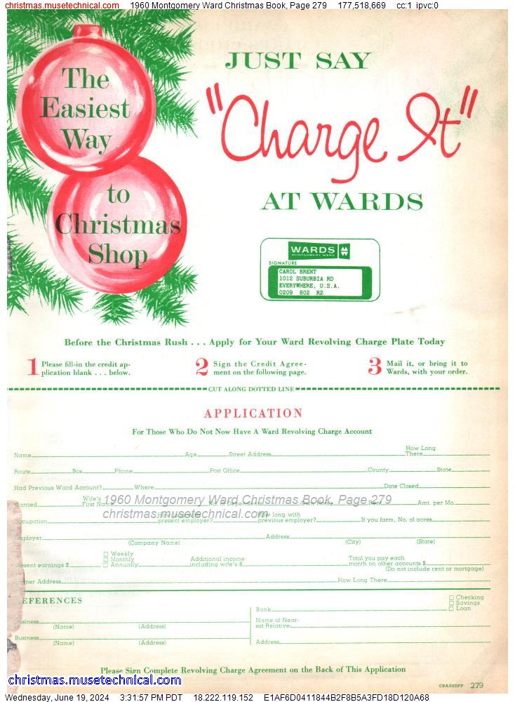 1960 Montgomery Ward Christmas Book, Page 279