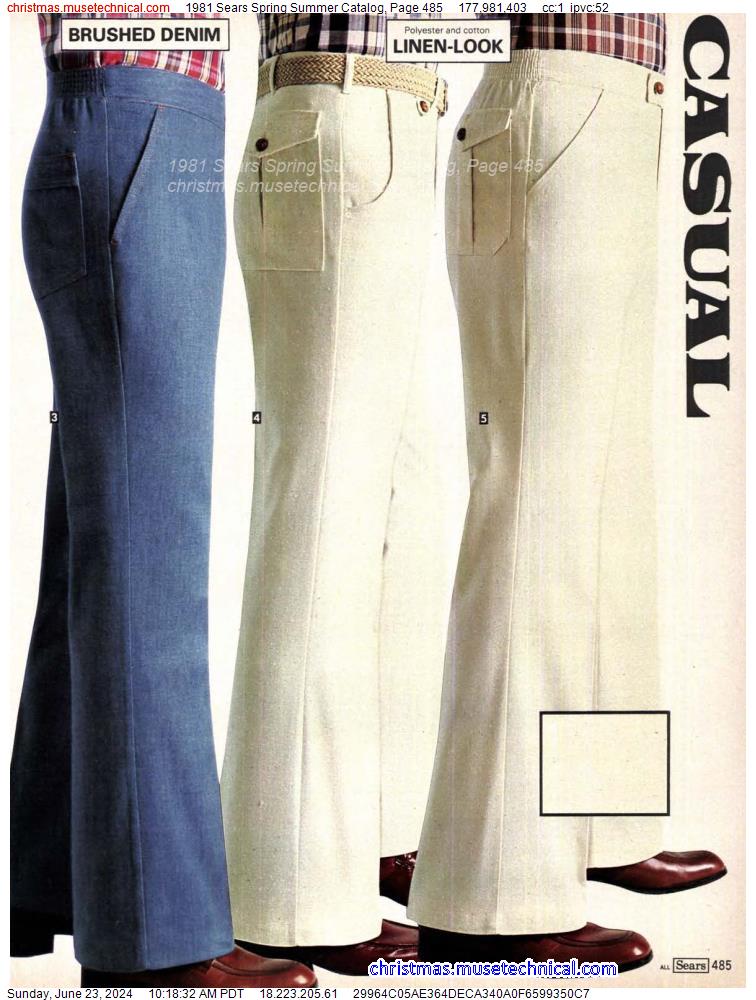 1981 Sears Spring Summer Catalog, Page 485