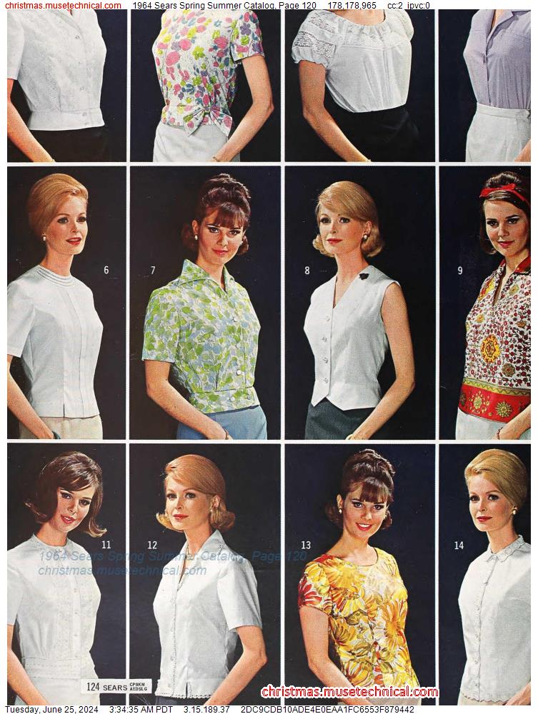 1964 Sears Spring Summer Catalog, Page 120