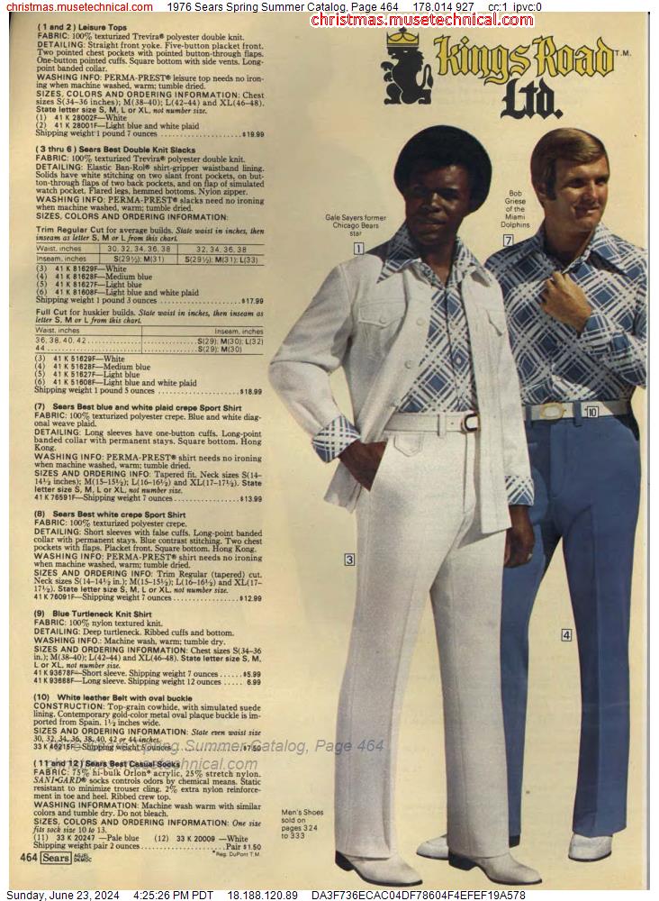 1976 Sears Spring Summer Catalog, Page 464