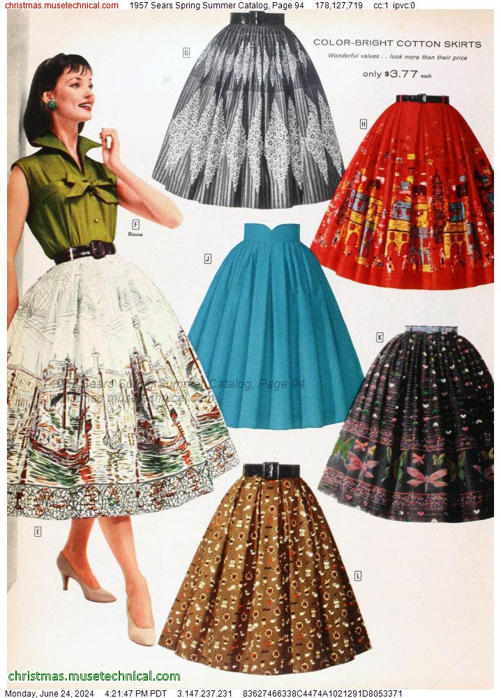 1957 Sears Spring Summer Catalog, Page 94