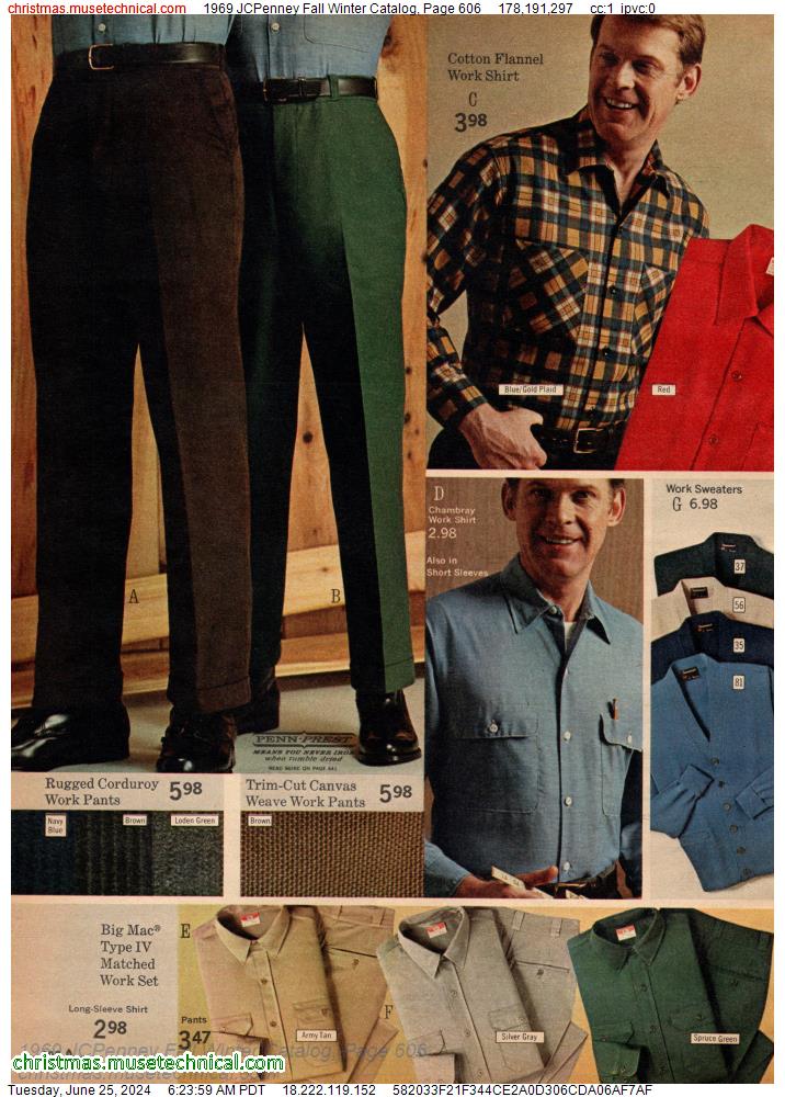 1969 JCPenney Fall Winter Catalog, Page 606