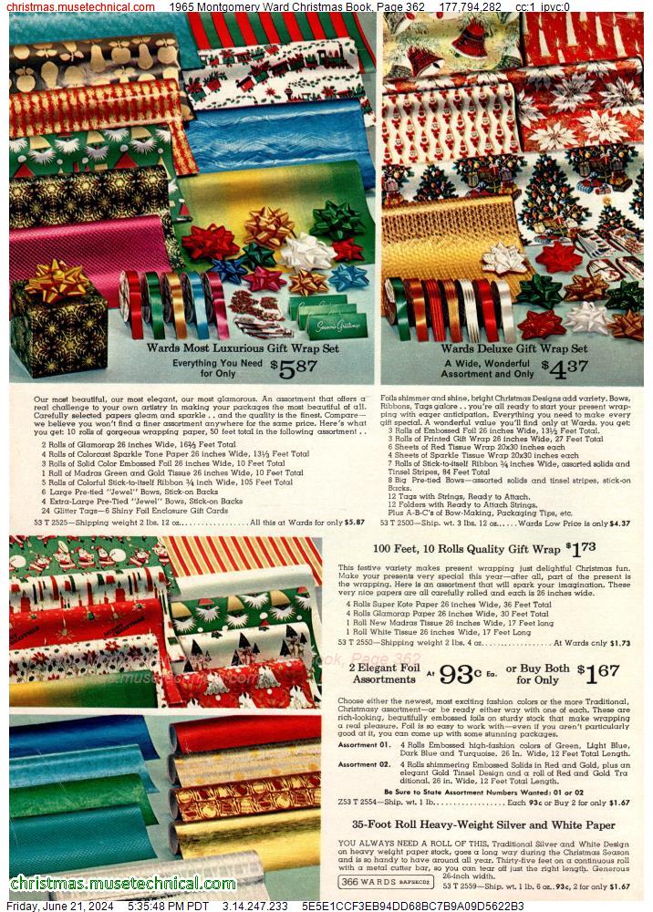 1965 Montgomery Ward Christmas Book, Page 362
