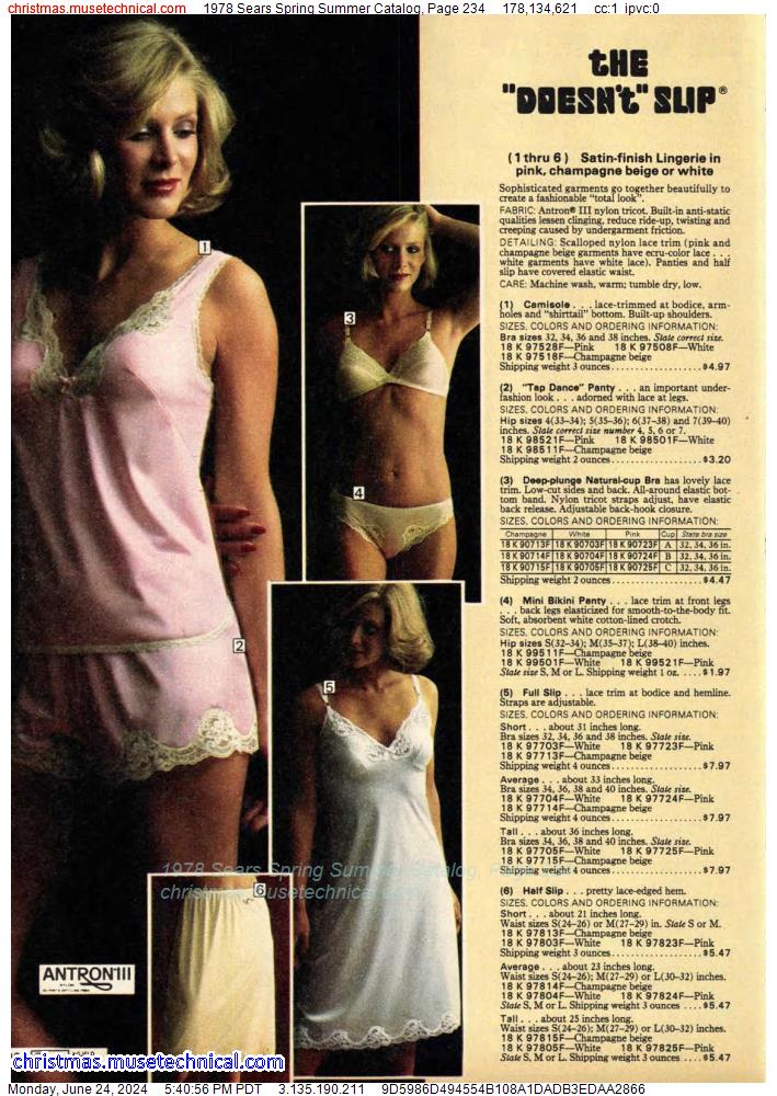 1978 Sears Spring Summer Catalog, Page 234
