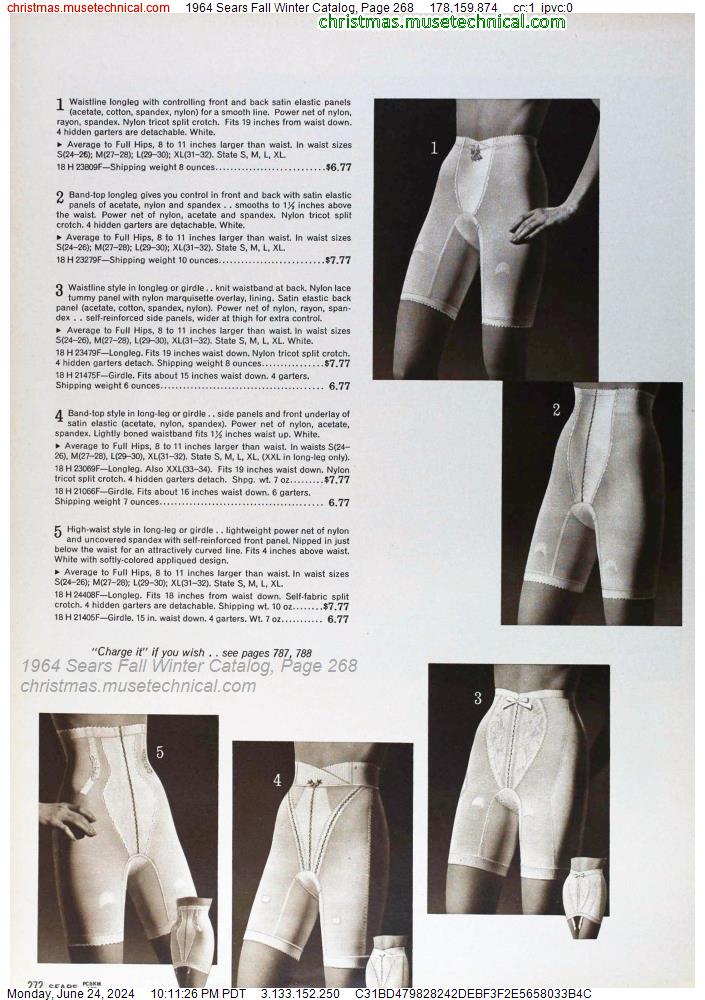 1964 Sears Fall Winter Catalog, Page 268