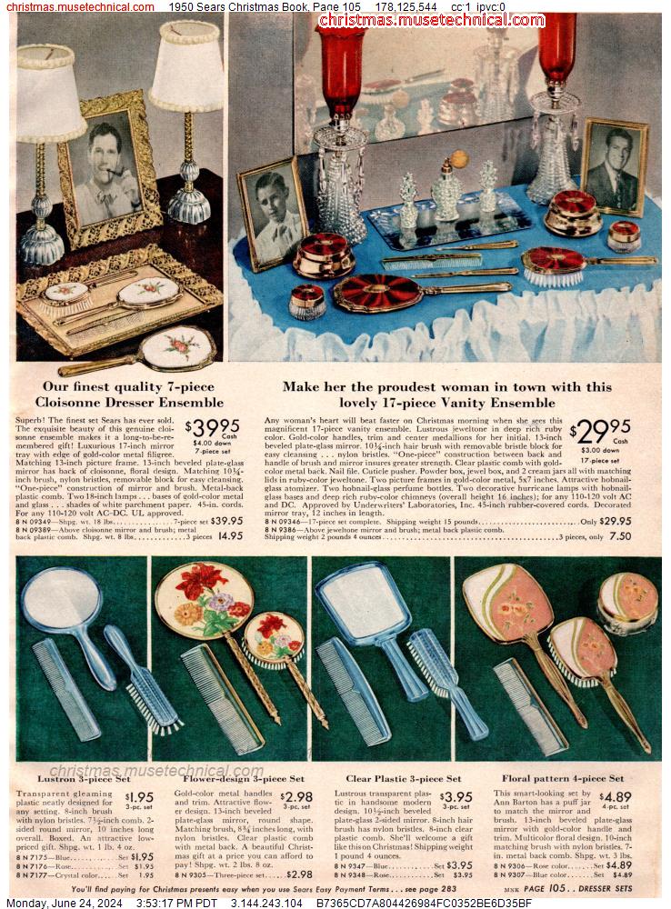 1950 Sears Christmas Book, Page 105