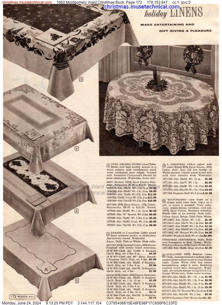1960 Montgomery Ward Christmas Book, Page 172