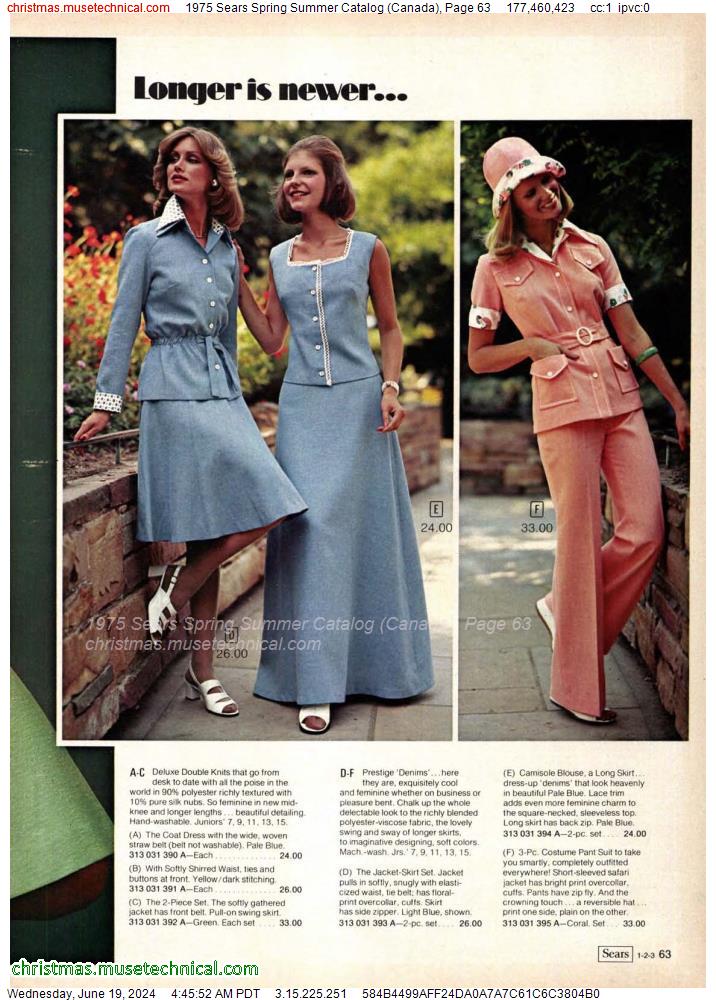 1975 Sears Spring Summer Catalog (Canada), Page 63
