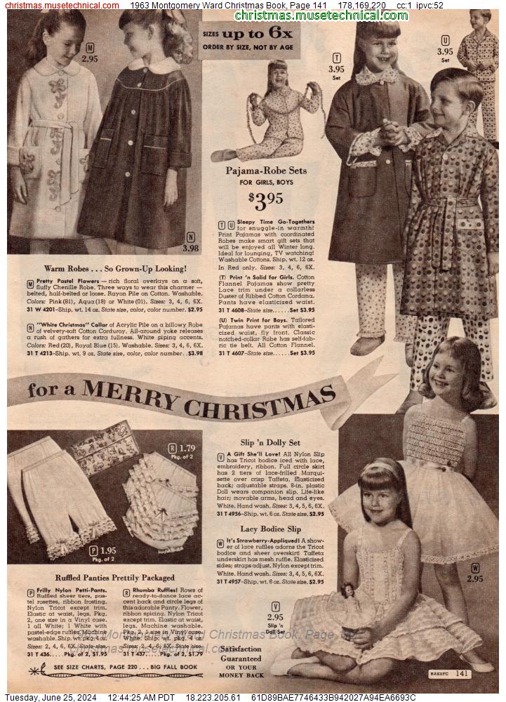 1963 Montgomery Ward Christmas Book, Page 141