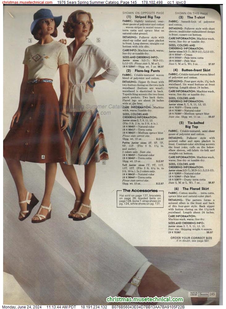 1976 Sears Spring Summer Catalog, Page 145