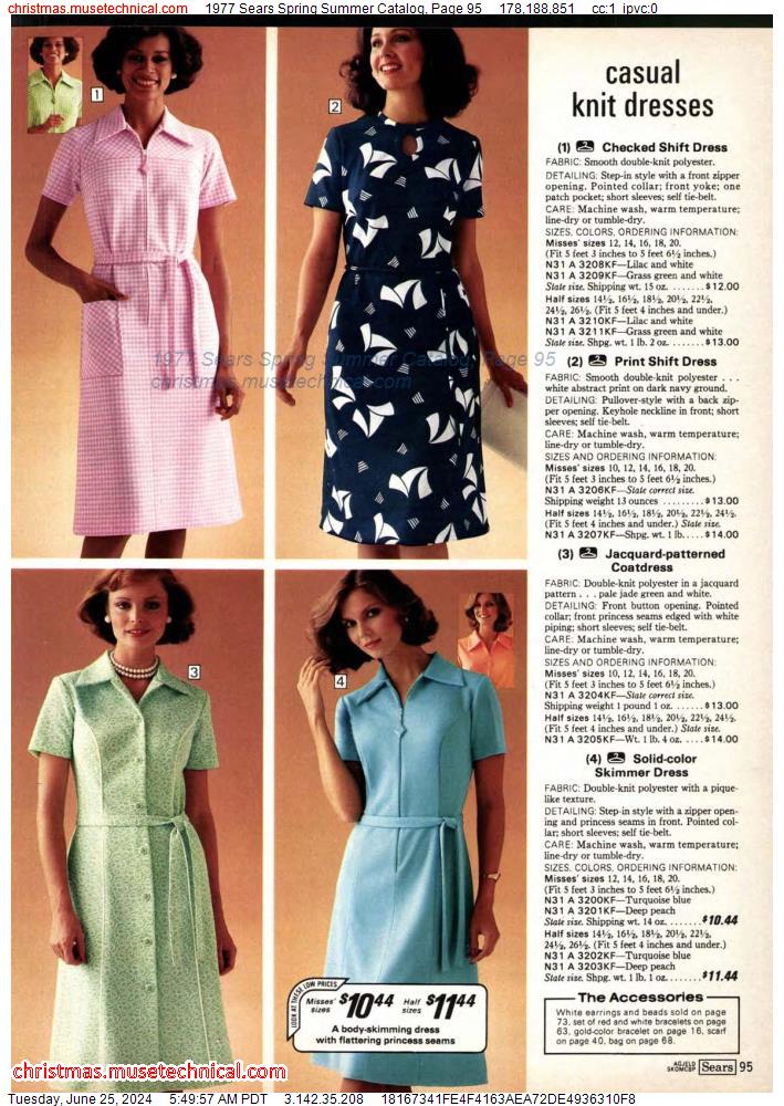 1977 Sears Spring Summer Catalog, Page 95