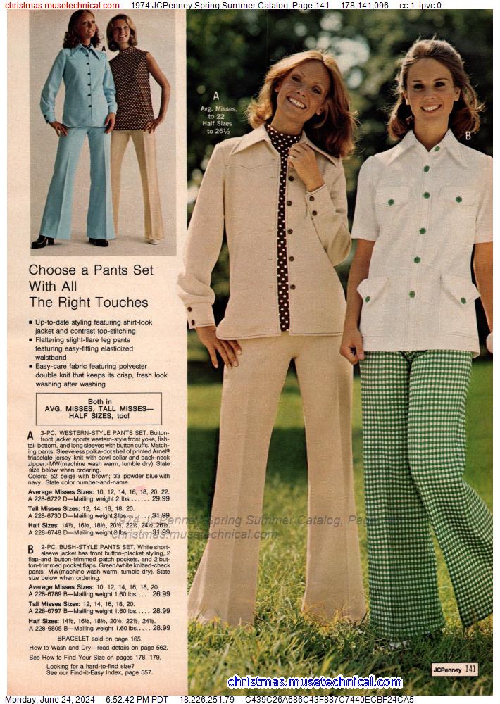 1974 JCPenney Spring Summer Catalog, Page 141