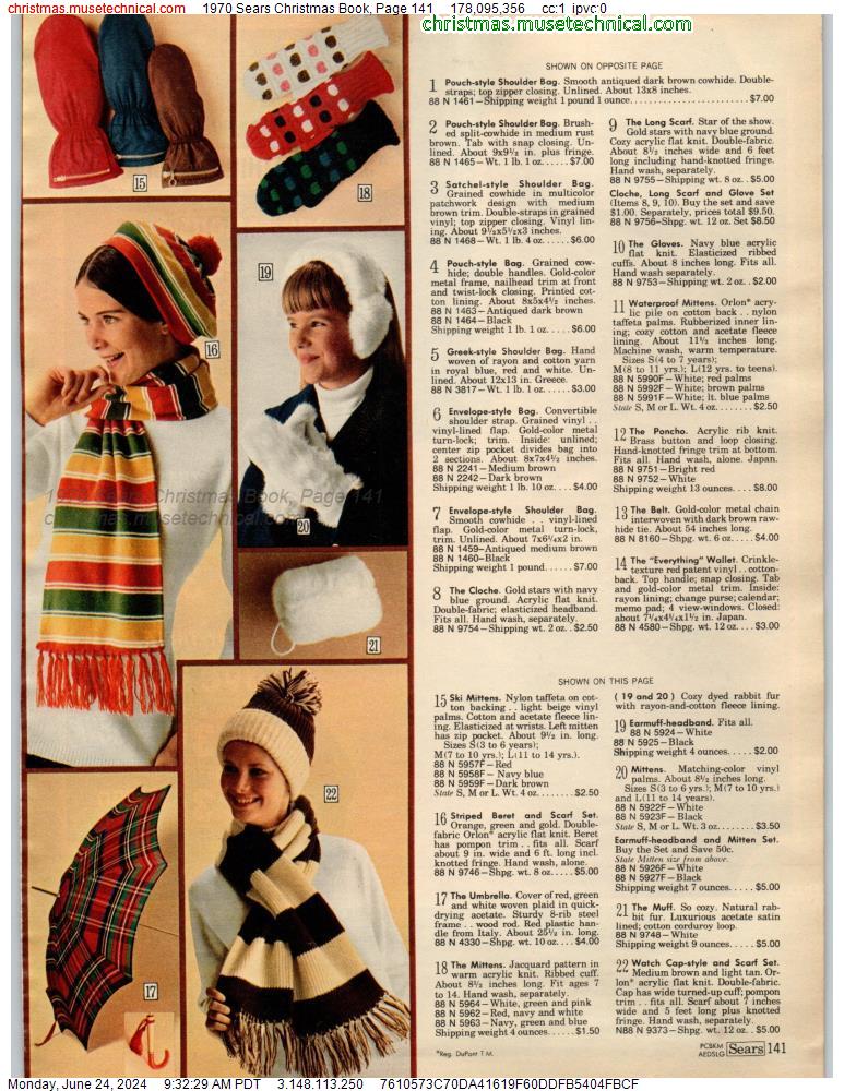1970 Sears Christmas Book, Page 141