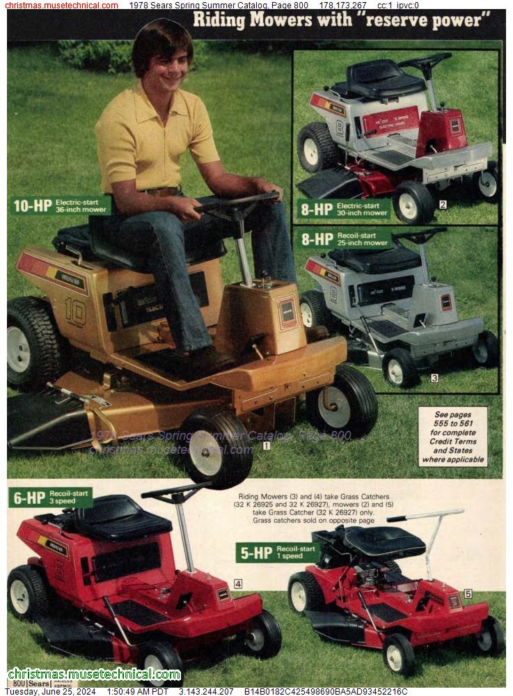 1978 Sears Spring Summer Catalog, Page 800