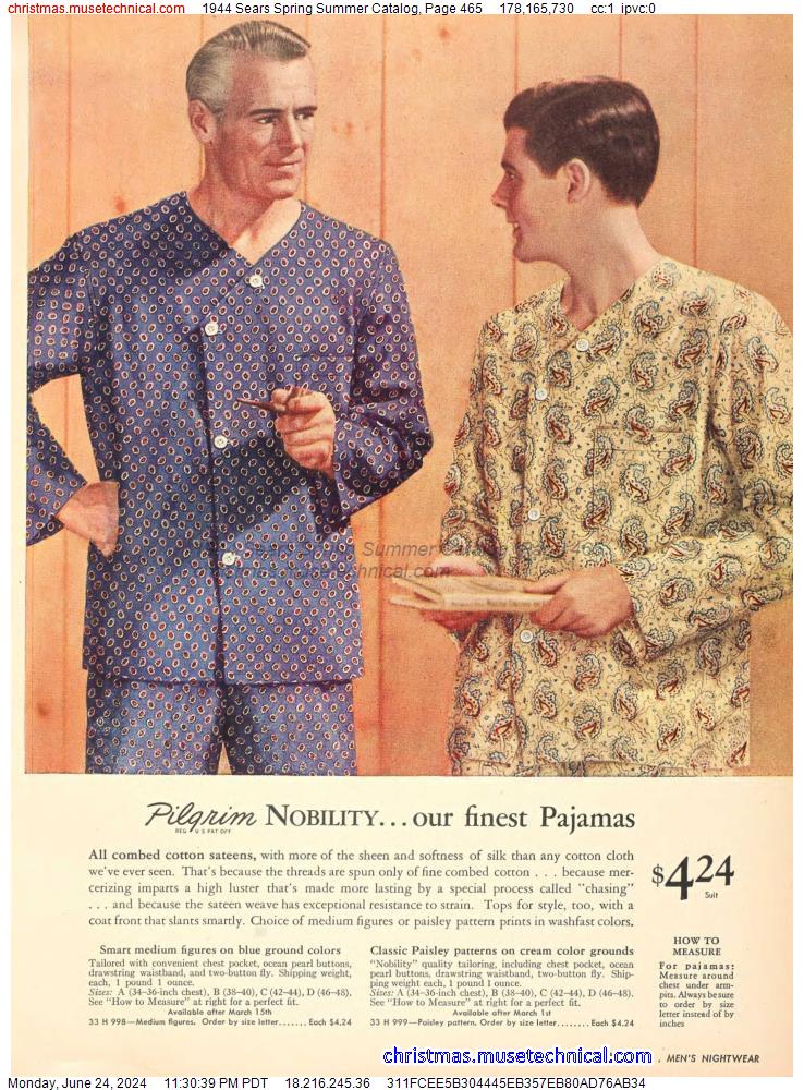 1944 Sears Spring Summer Catalog, Page 465