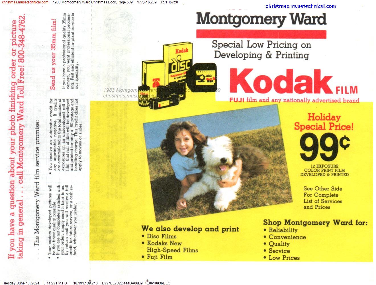 1983 Montgomery Ward Christmas Book, Page 539