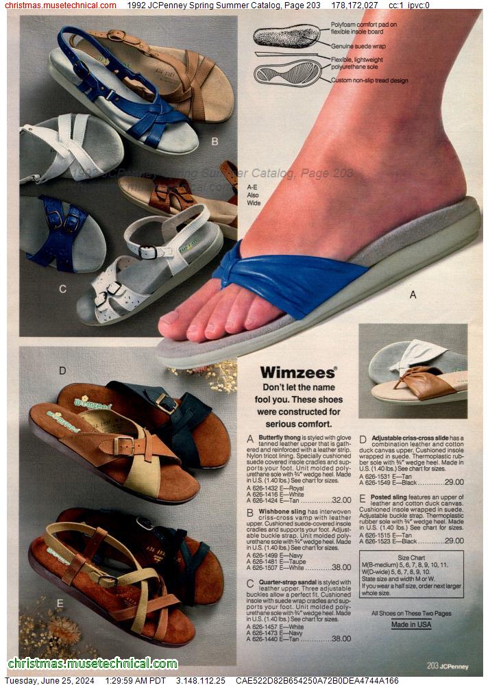 1992 JCPenney Spring Summer Catalog, Page 203