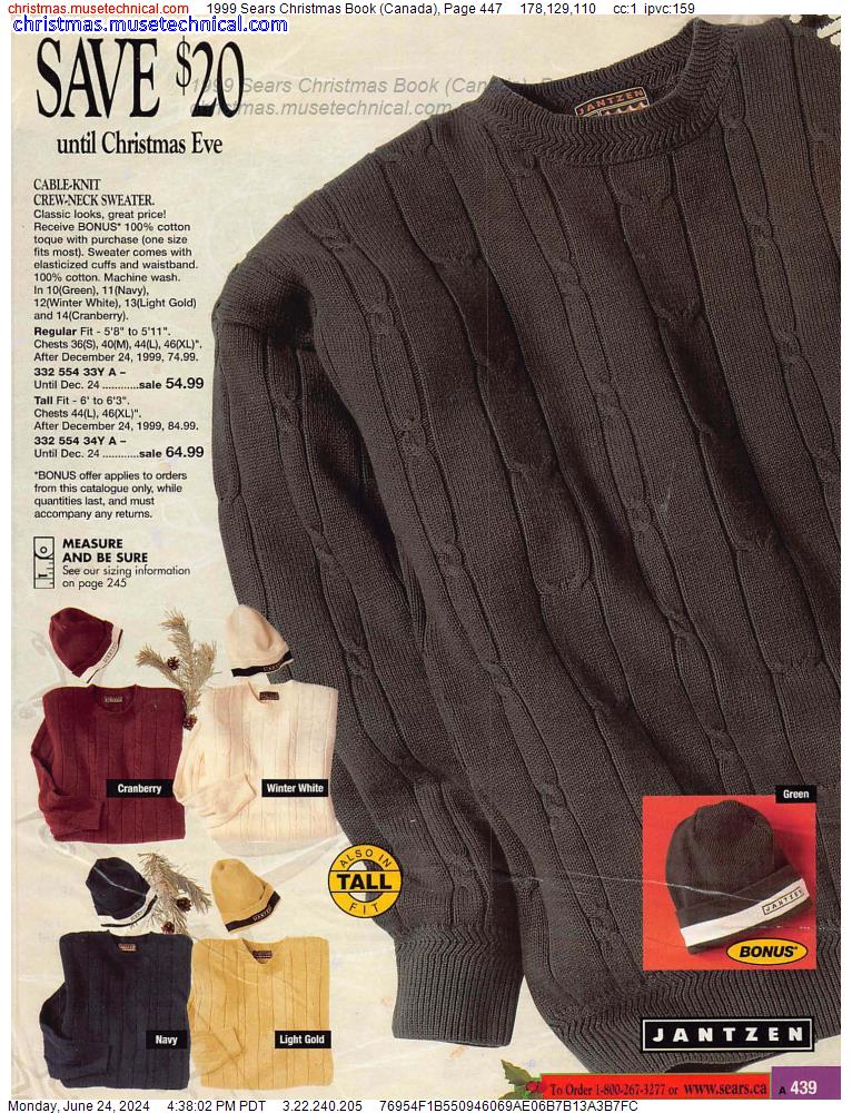1999 Sears Christmas Book (Canada), Page 447