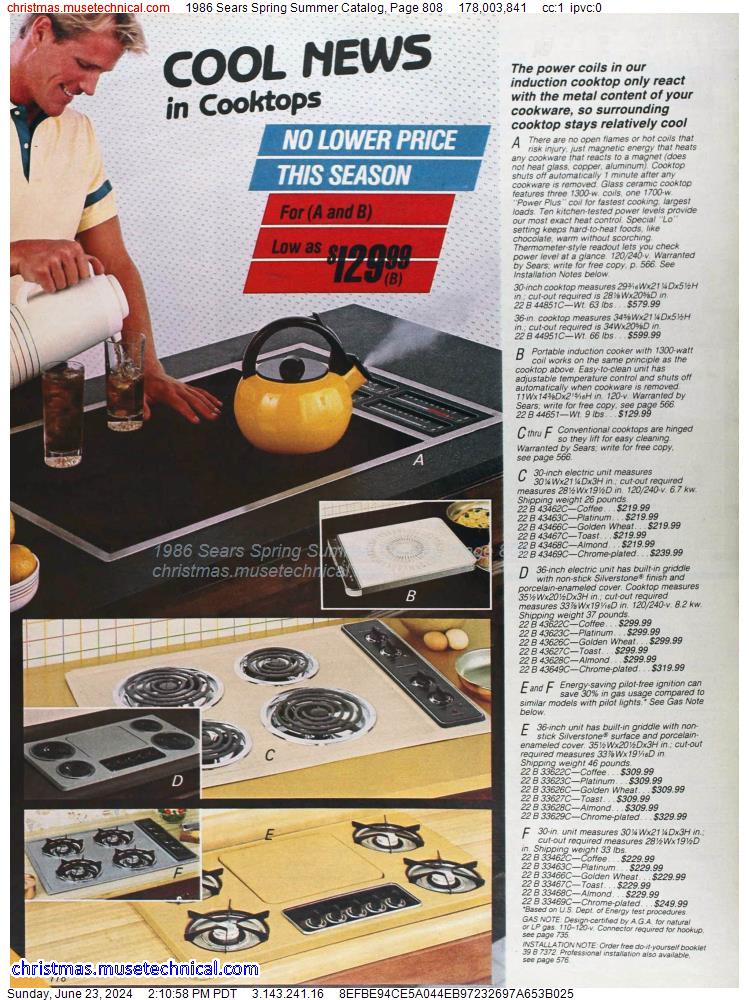 1986 Sears Spring Summer Catalog, Page 808