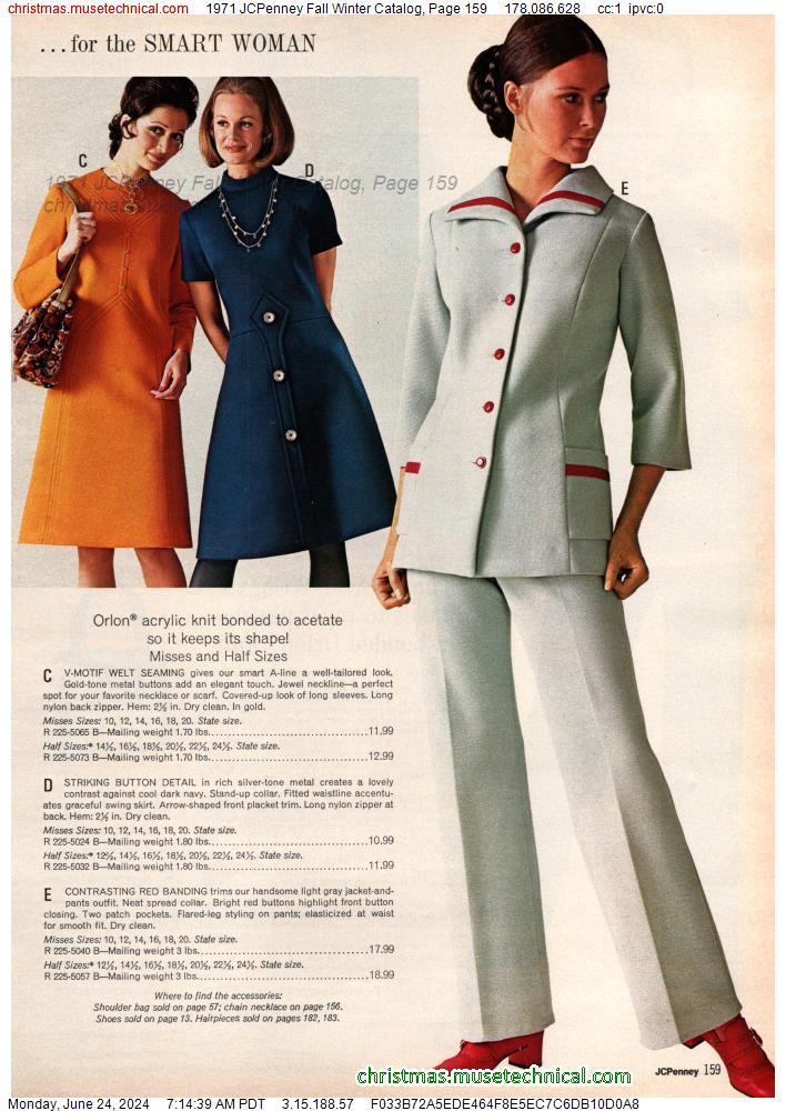 1971 JCPenney Fall Winter Catalog, Page 159