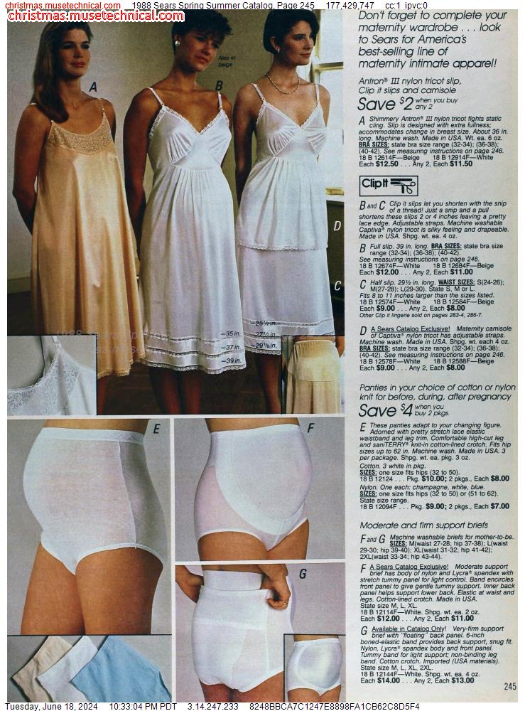 1988 Sears Spring Summer Catalog, Page 245
