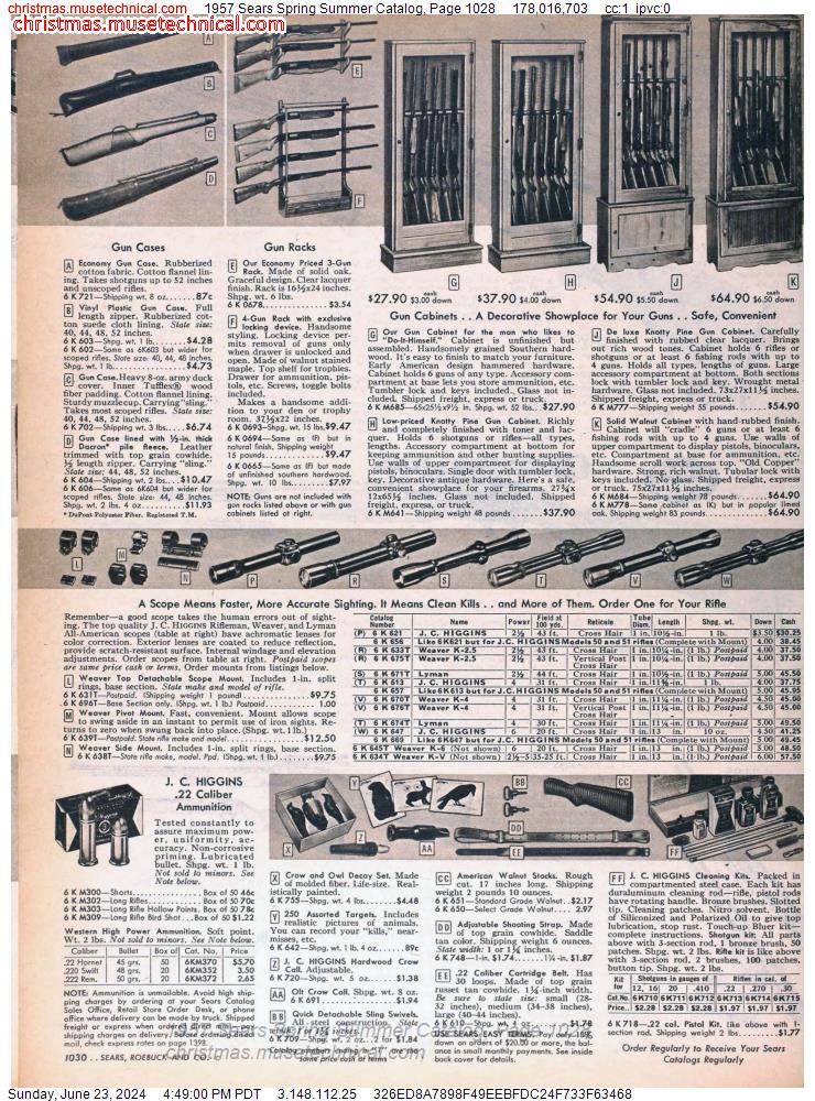 1957 Sears Spring Summer Catalog, Page 1028