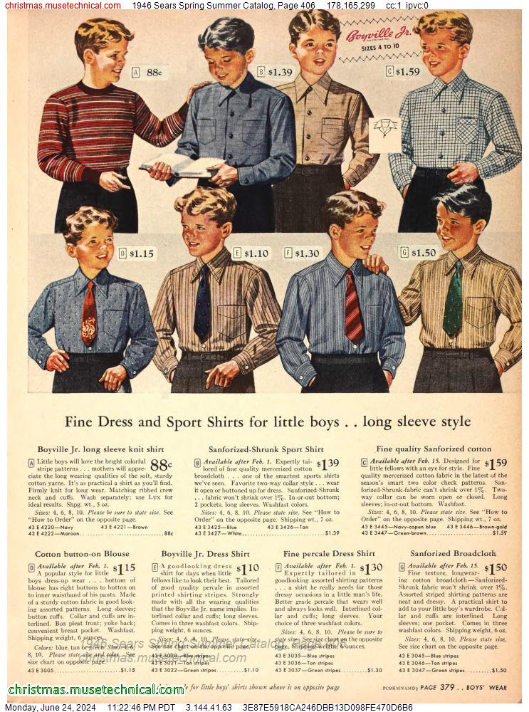 1946 Sears Spring Summer Catalog, Page 406