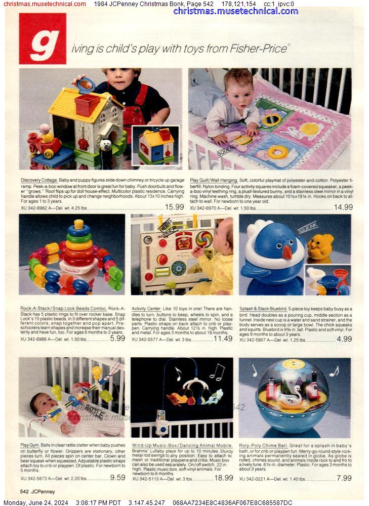 1984 JCPenney Christmas Book, Page 542