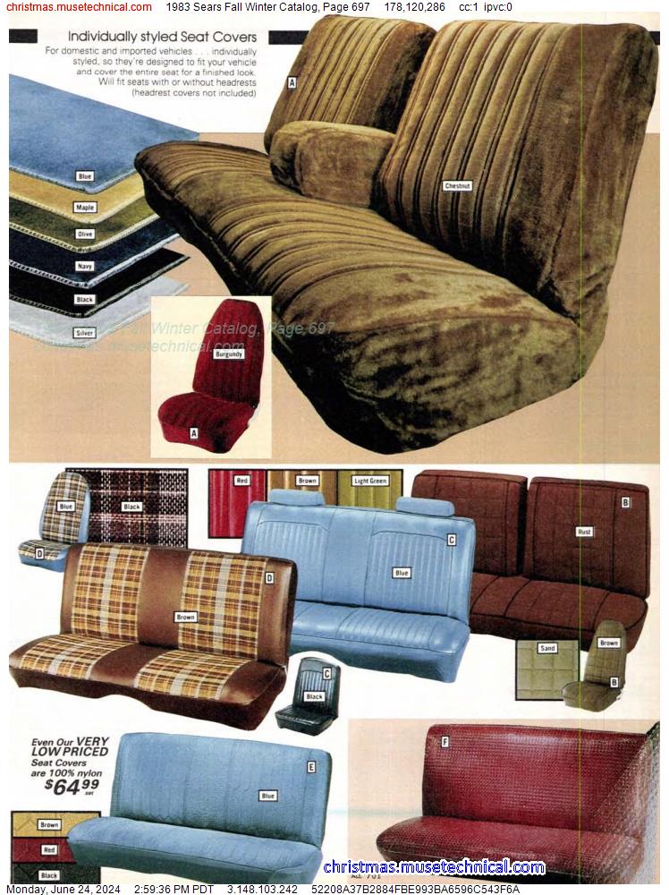 1983 Sears Fall Winter Catalog, Page 697