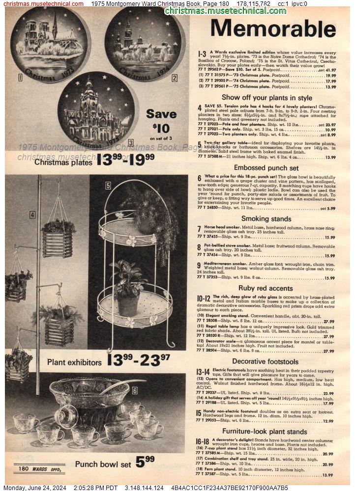 1975 Montgomery Ward Christmas Book, Page 180