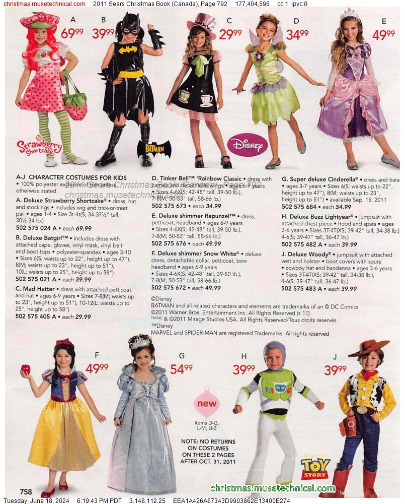 2011 Sears Christmas Book (Canada), Page 792