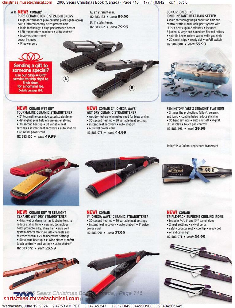 2006 Sears Christmas Book (Canada), Page 716