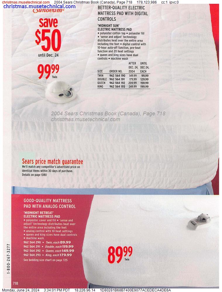 2004 Sears Christmas Book (Canada), Page 718