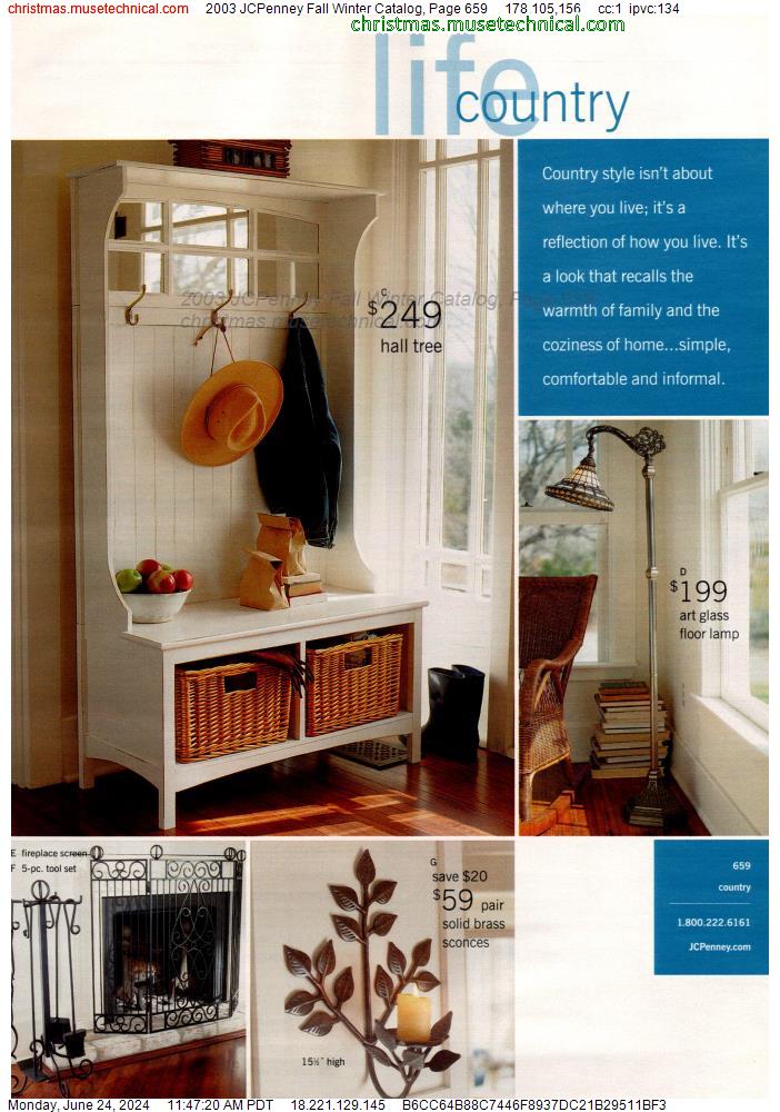 2003 JCPenney Fall Winter Catalog, Page 659