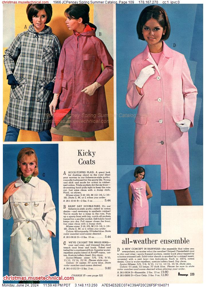 1966 JCPenney Spring Summer Catalog, Page 109