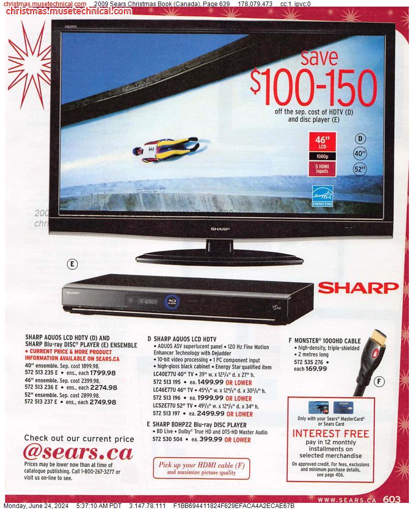 2009 Sears Christmas Book (Canada), Page 639