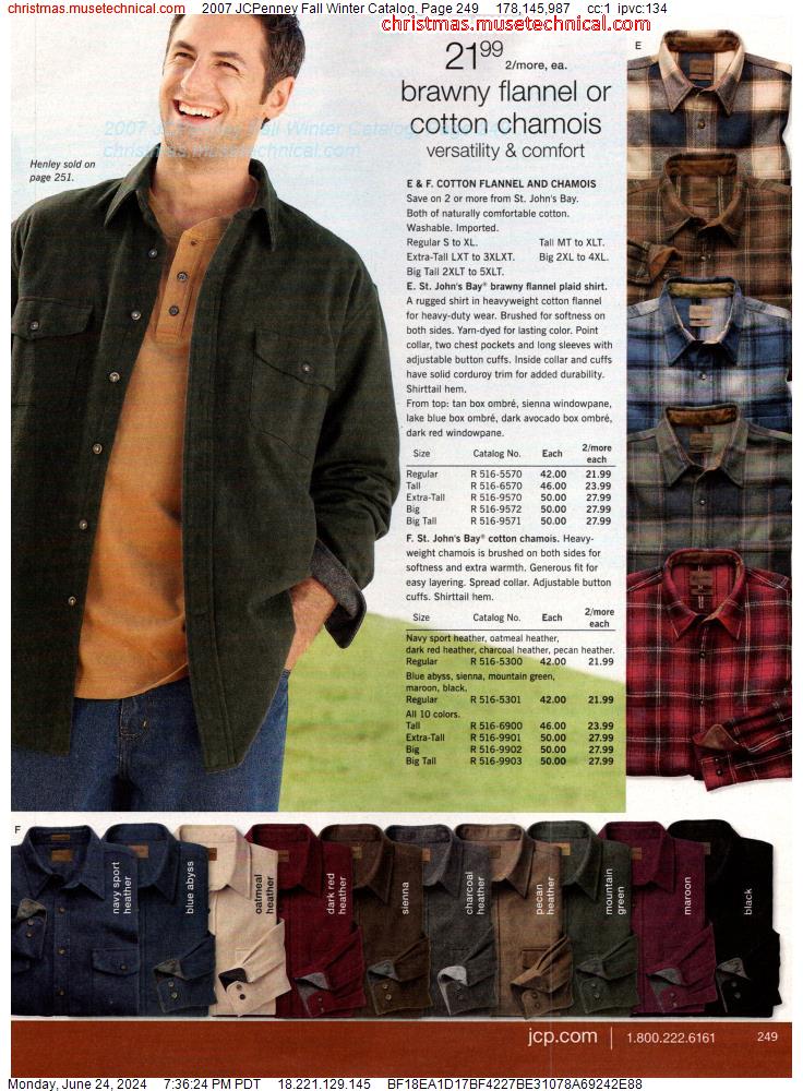 2007 JCPenney Fall Winter Catalog, Page 249