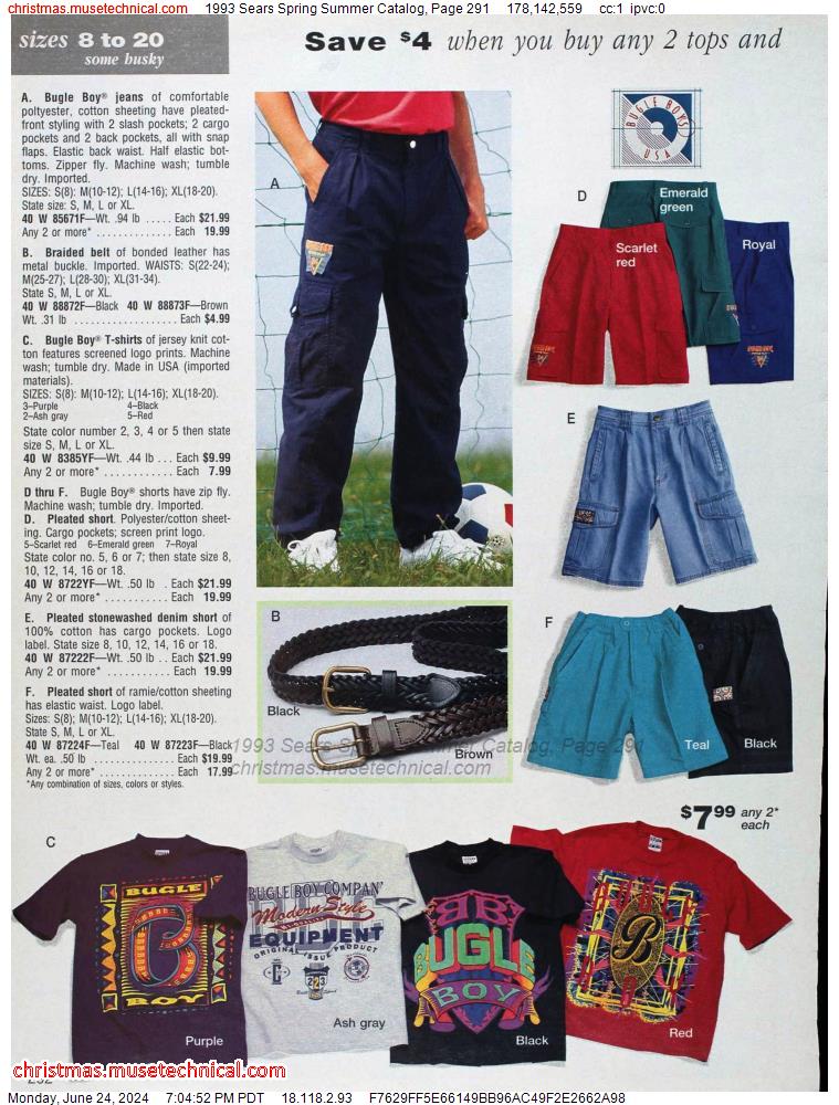 1993 Sears Spring Summer Catalog, Page 291