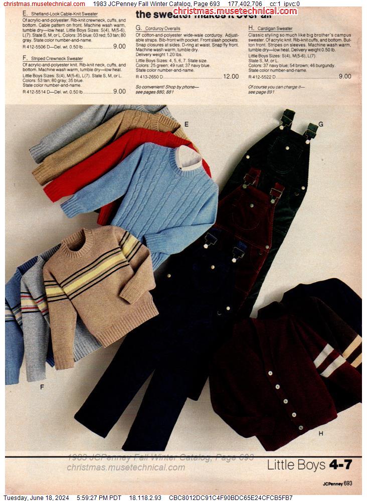 1983 JCPenney Fall Winter Catalog, Page 693