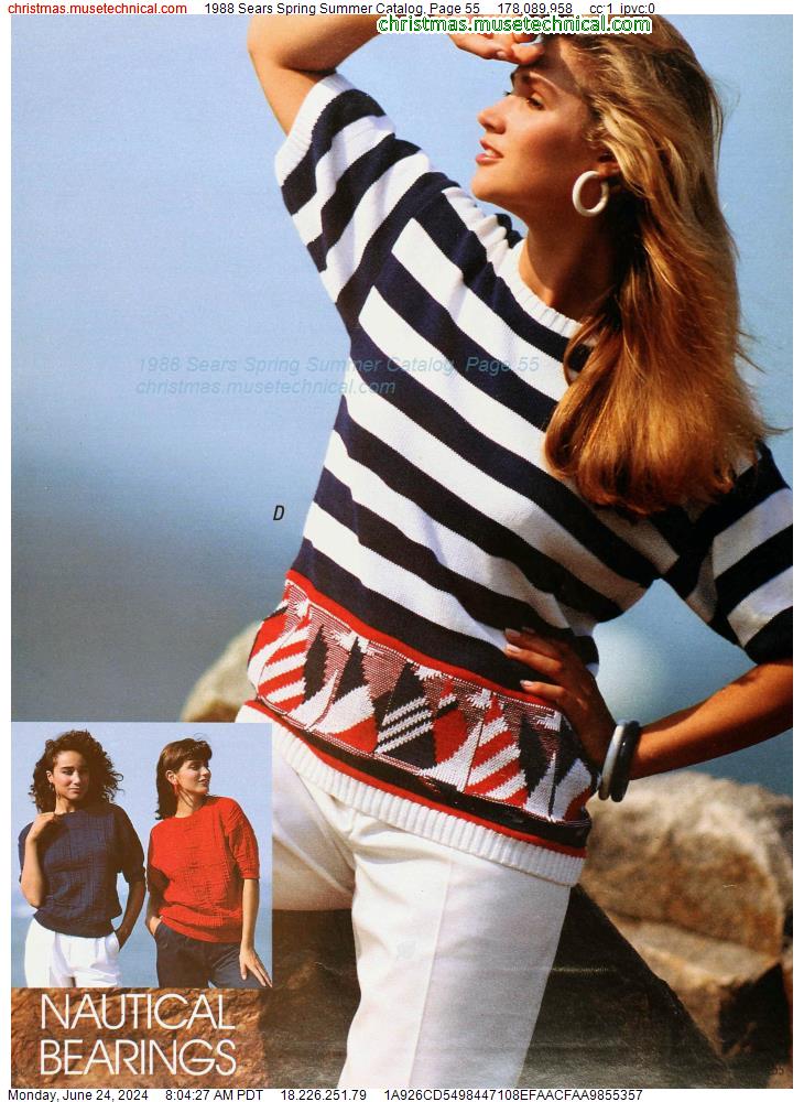 1988 Sears Spring Summer Catalog, Page 55