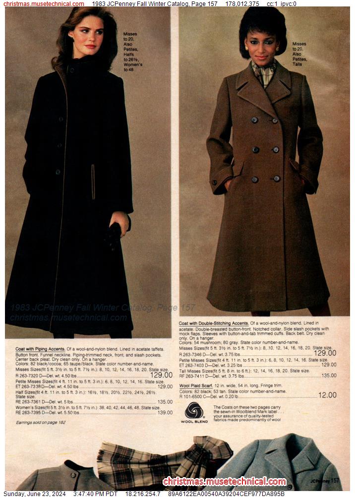 1983 JCPenney Fall Winter Catalog, Page 157