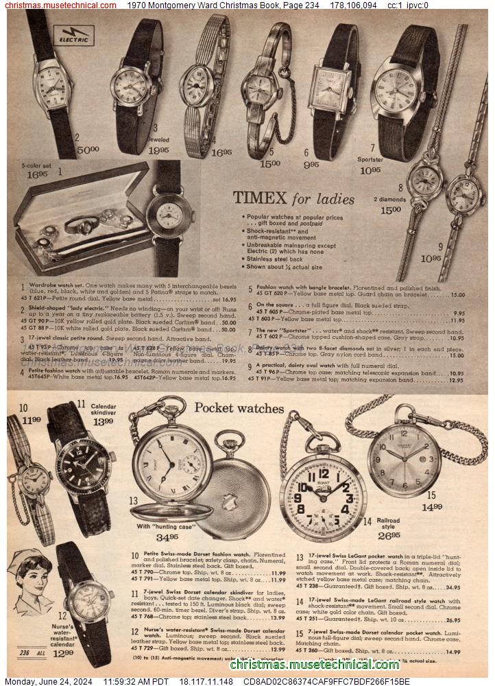 1970 Montgomery Ward Christmas Book, Page 234