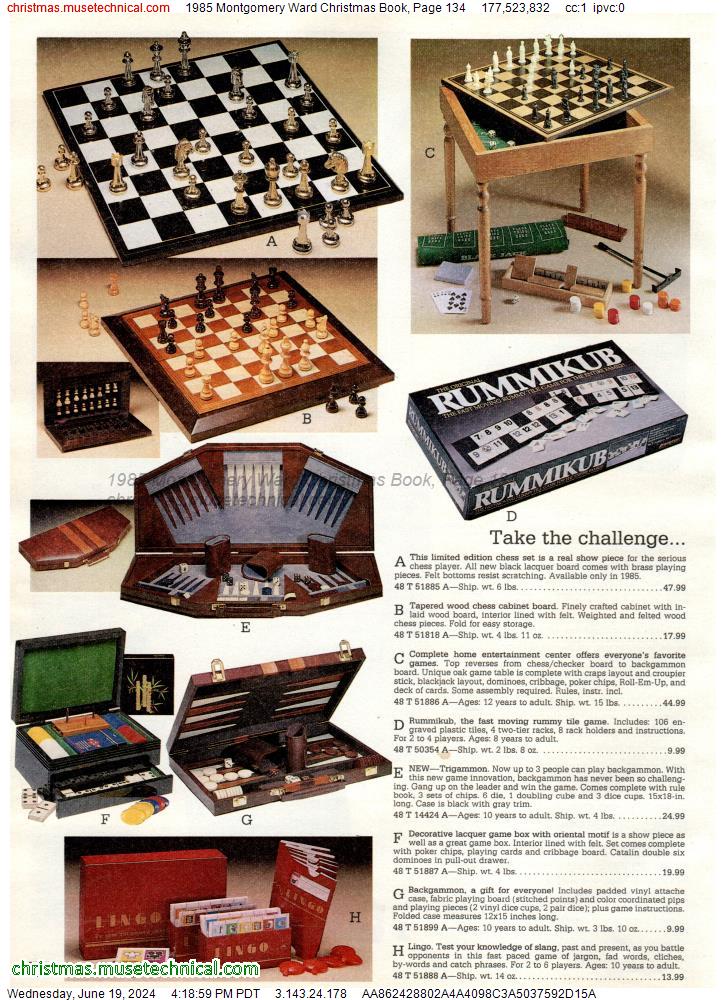1985 Montgomery Ward Christmas Book, Page 134