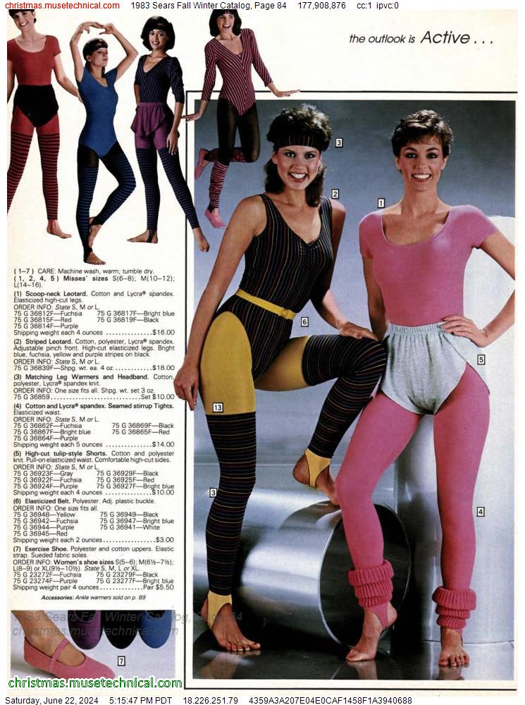 1983 Sears Fall Winter Catalog, Page 84