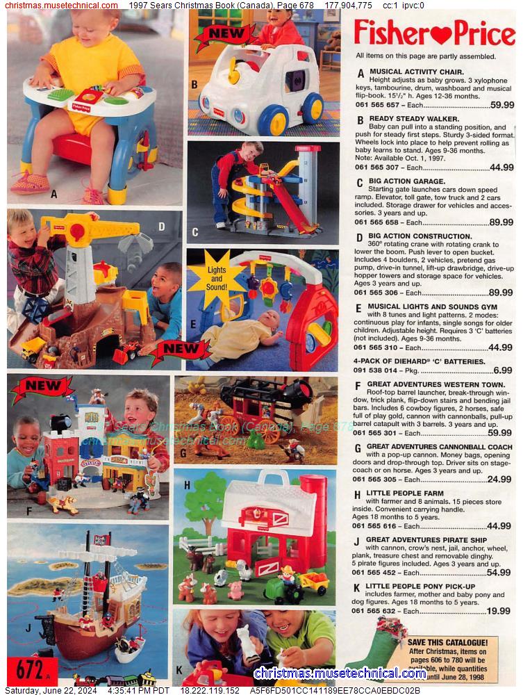 1997 Sears Christmas Book (Canada), Page 678