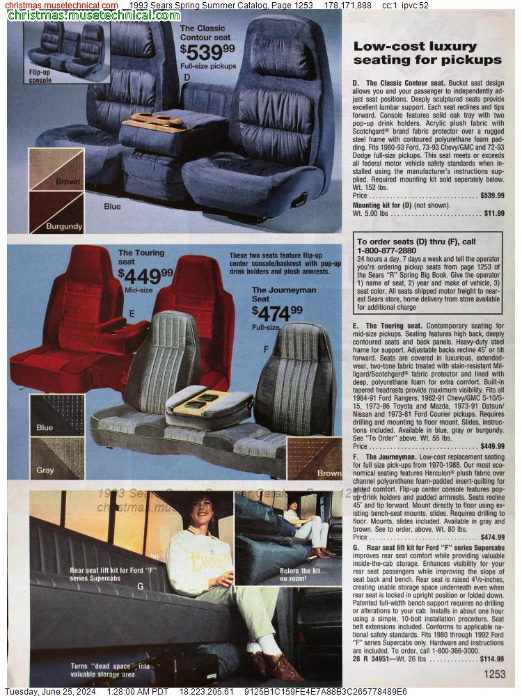 1993 Sears Spring Summer Catalog, Page 1253