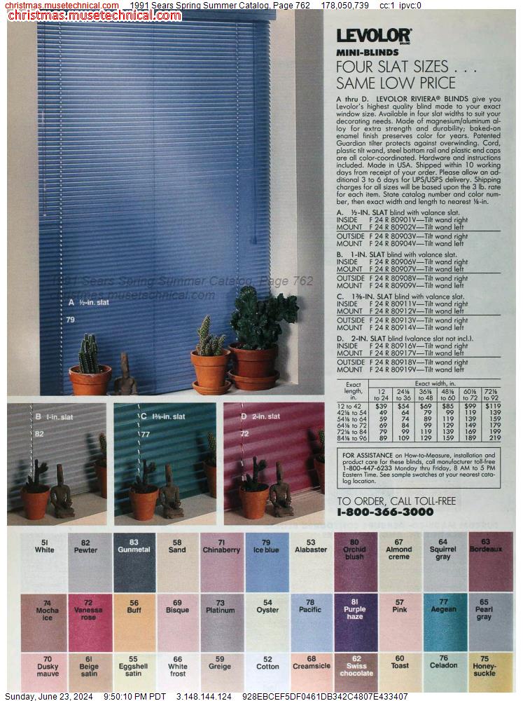 1991 Sears Spring Summer Catalog, Page 762